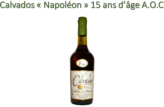 Calvados « Napoléon » 15 ans d’âge A.O.C 